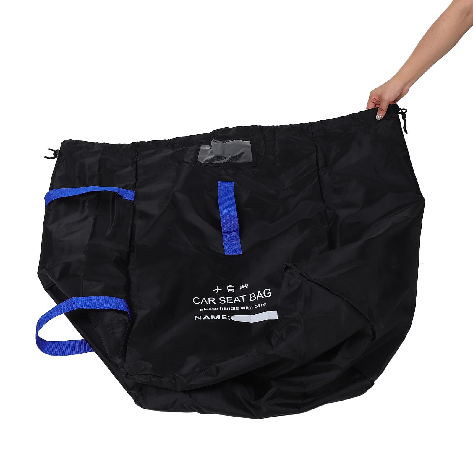 ibasenice Borsa da viaggio per seggiolino auto: borsa da stiva per il gate, custodia per seggiolino auto con tracolla e scomparto per cartellino - Accessorio essenziale per viaggi e vacanze.