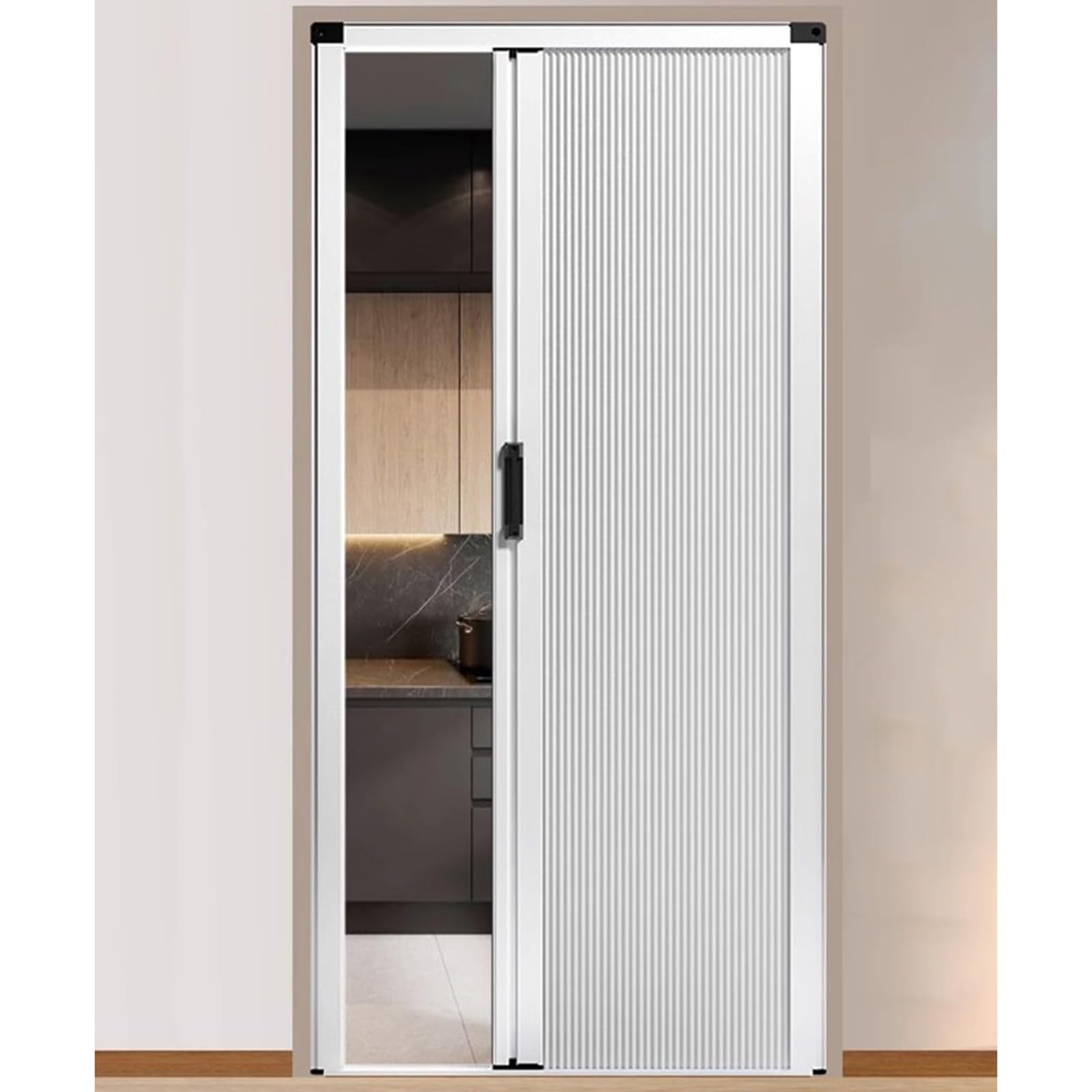 Portes accordéon intérieures pour placard sans percer