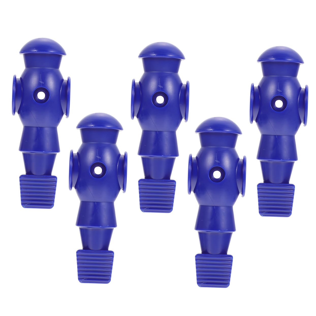 Totority 5Pcs Foosball Machine Player Durable Football Men for Table Football Game Standard Soccer Machine Replacement Players Printing for