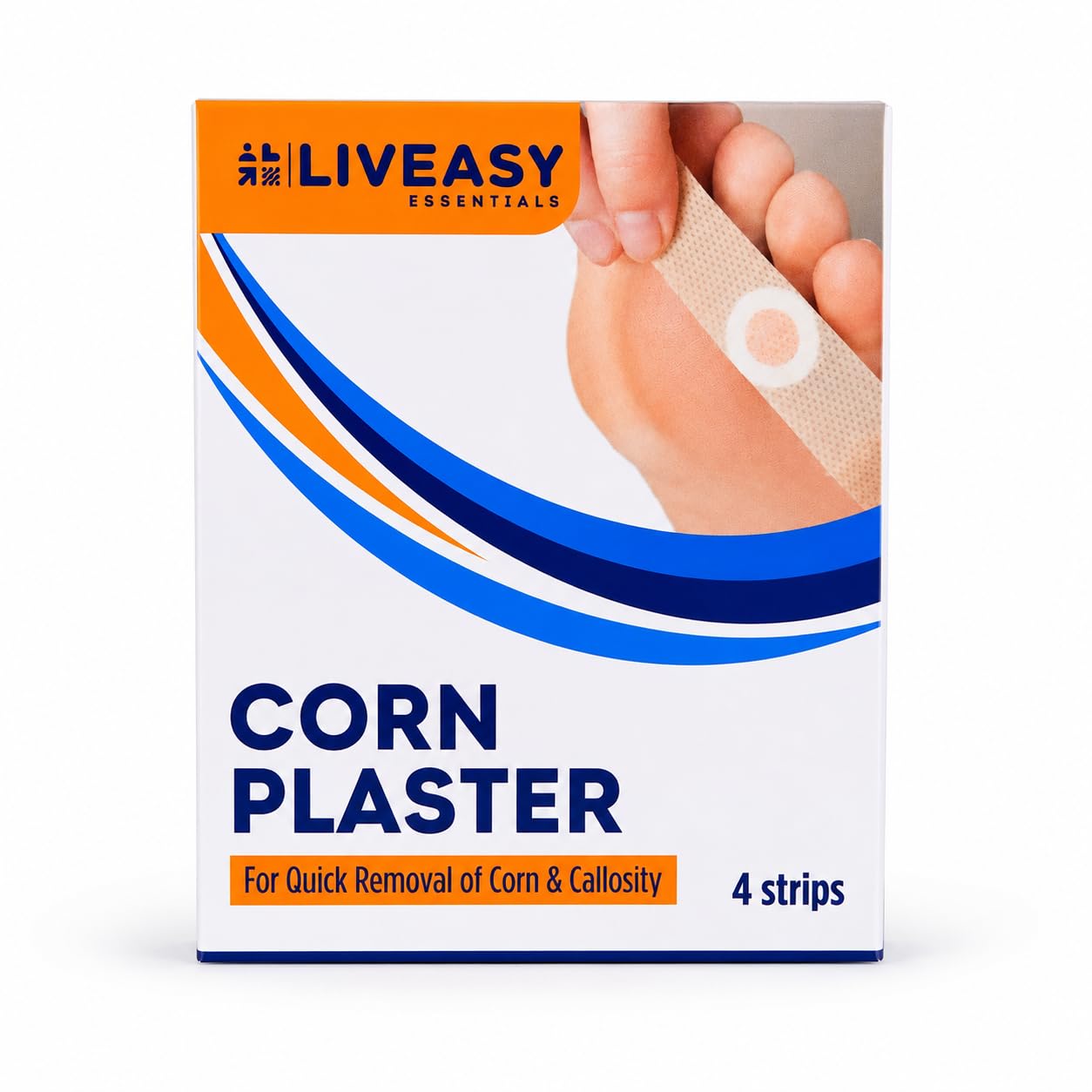 [BRSRYZ35BUBQAD35] LIVEASY Essentials Corn Plaster Pack of 3 (4 Strips Each)