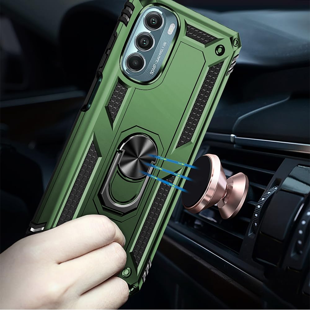 Gritup Schutzhülle Für Moto G Stylus 2022 – Mit Displayschutz & Magnetischem Ring, Militärgeprüft