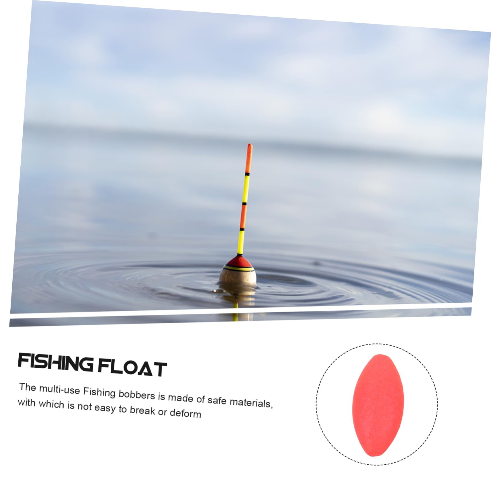 SUPVOX Kit Slittamento Galleggiante da Pesca Il Piolo Galleggia Galleggianti Esche Appiccicose Strumento di Pesca Accessori per La Pesca Arnesi da Pesca Plastica Rosso