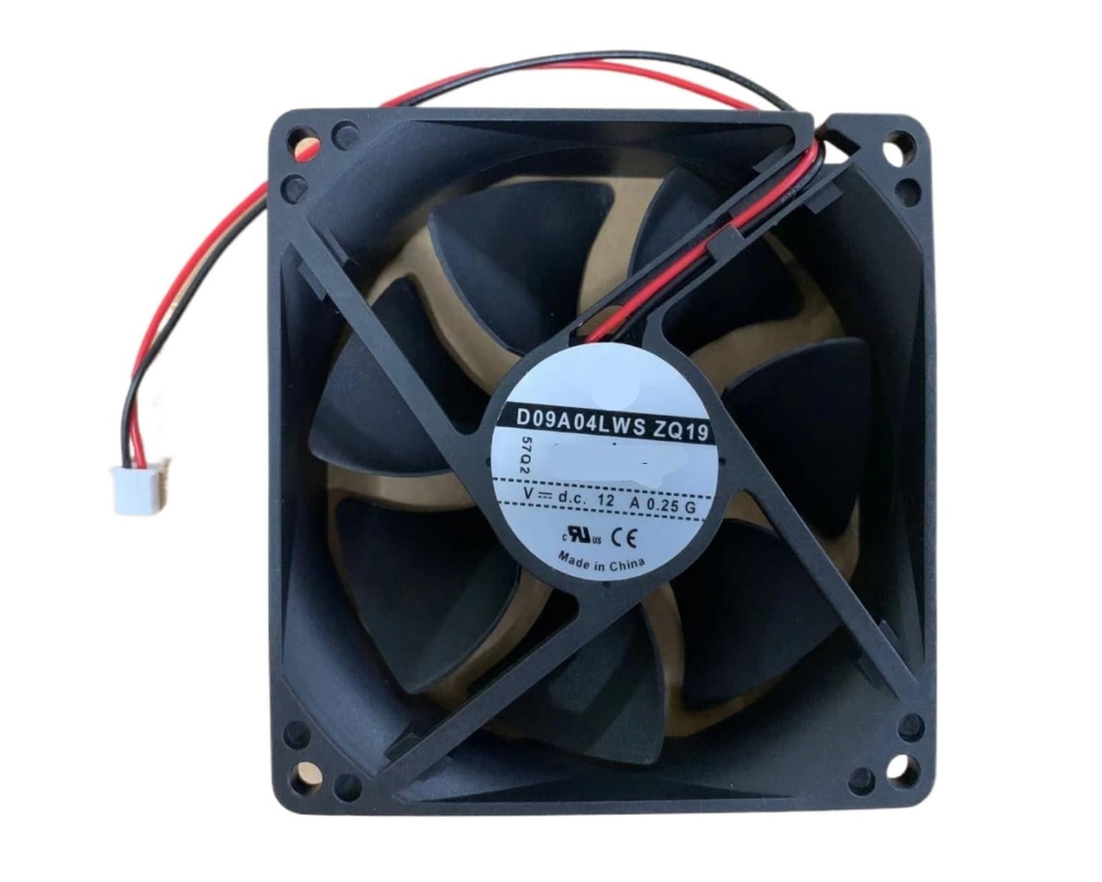 FSBNMNXPQ D09A04LWS ZQ19 DC12V 0.25A 9CM 9025 2-wire DC fan 2pin