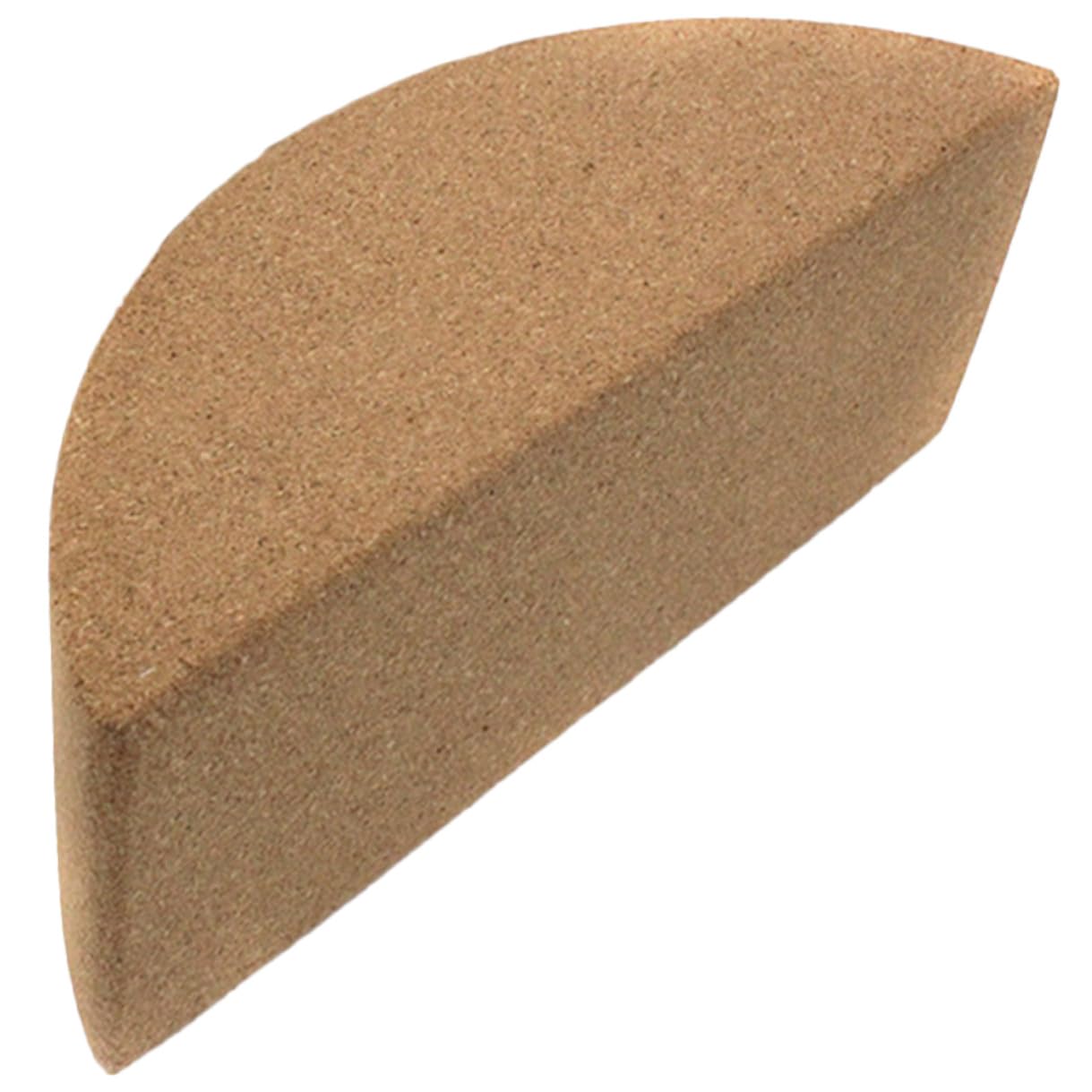 ULTECHNOVO Bloque de Yoga de Corcho Natural Antideslizante Semicírculo, Ladrillo de Entrenamiento para Equilibrio y Core, Herramienta Ligera para Pilates y Ejercicios de Fitness en Casa