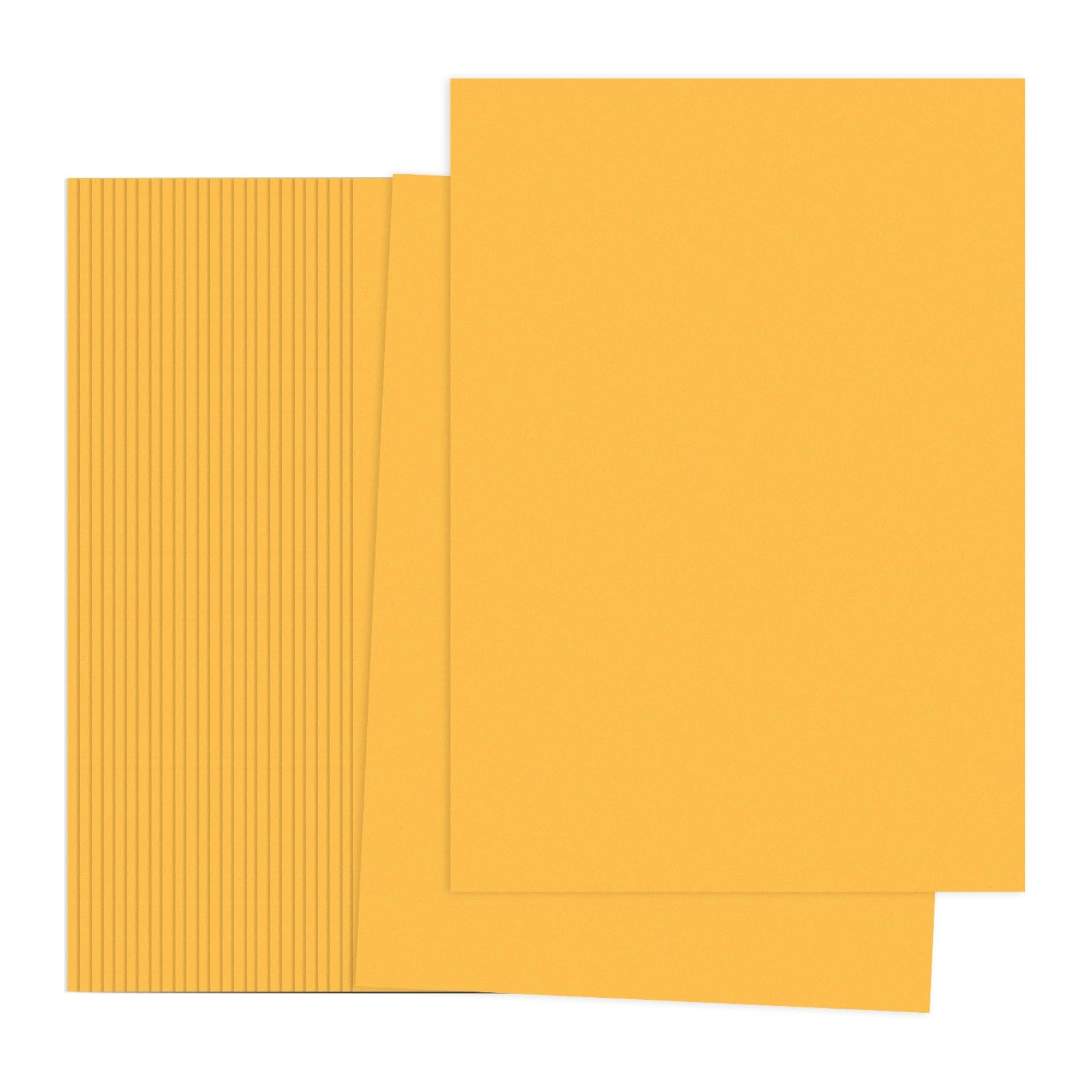 PATIKIL Fluorescent Orange Colored Copy Paper, 50 Sheets 8.3x5.9 A5 19lb/70gsm Double Sided Colorful Print Paper Bulk Sheet DIY Craft Art Projects Supplies for Printer Origami