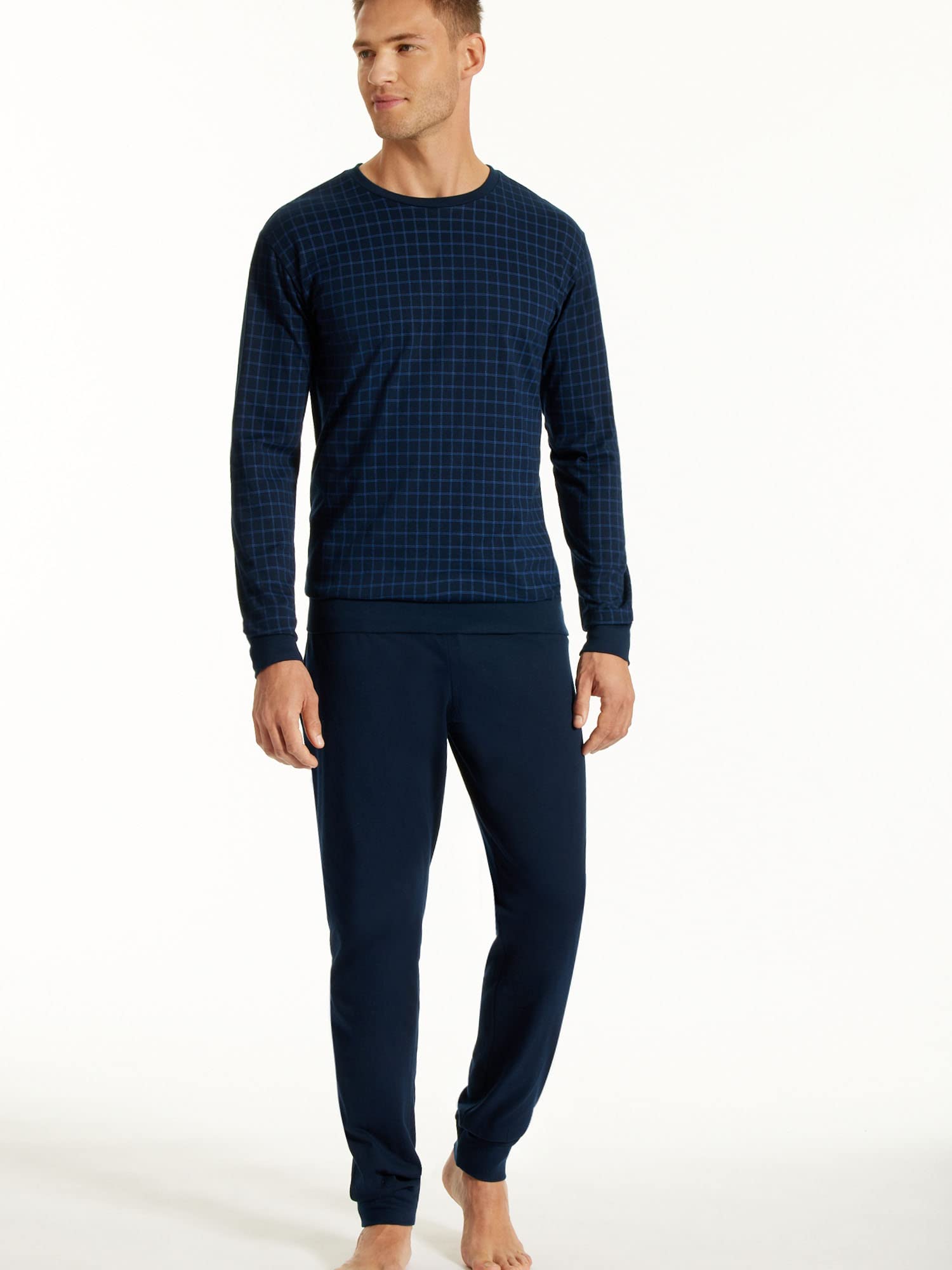 Uncover by Schiesser Schlafanzug Lang Pijama Largo para Hombre