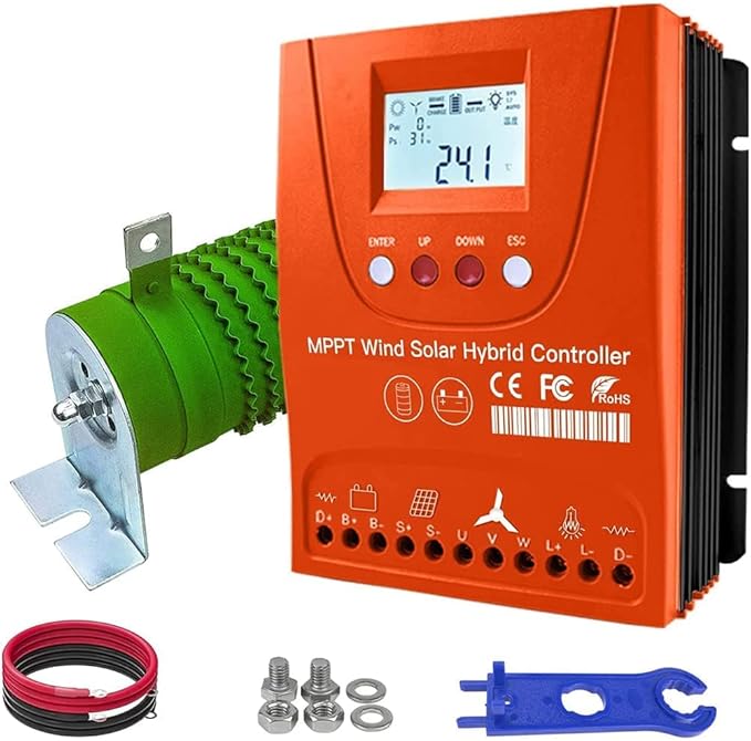 3000W Wind and Solar Hybrid System MPPT Charge Controller 1500W Solar