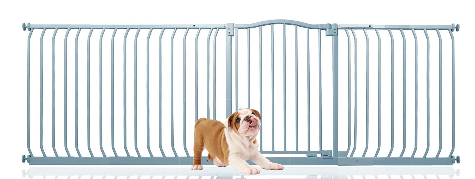 Bettacare Curved Top Dog Gate, 161cm - 170cm, Matt Black, Pressure Fit Pet Gate for Puppy and Dog, Easy Installation — view 52