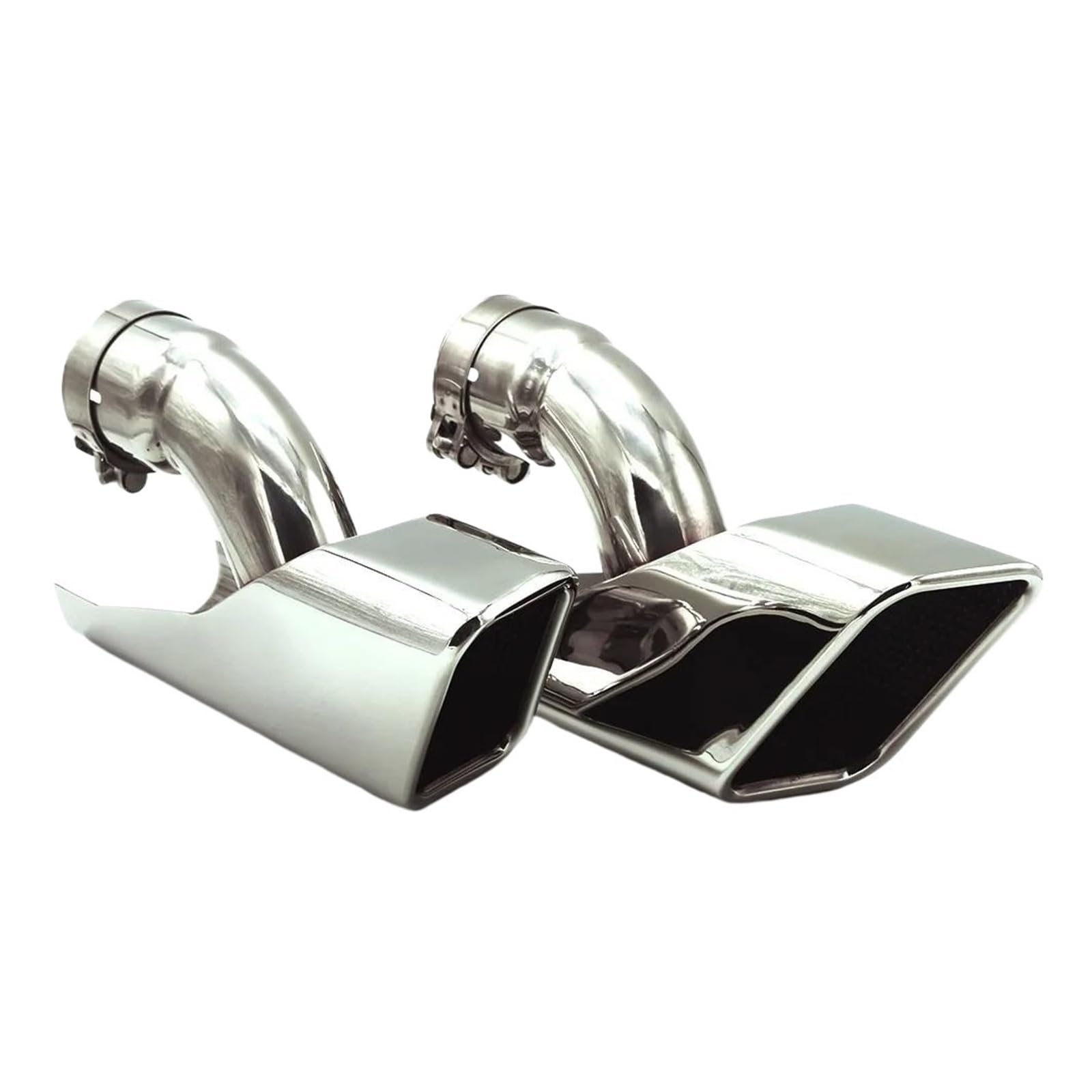 2 Piezas/juego Silenciador Escape Para Coche Punta Silenciador Escape Acero Inoxidable Para Land Rover Para Range Rover Diesel 2005-2012