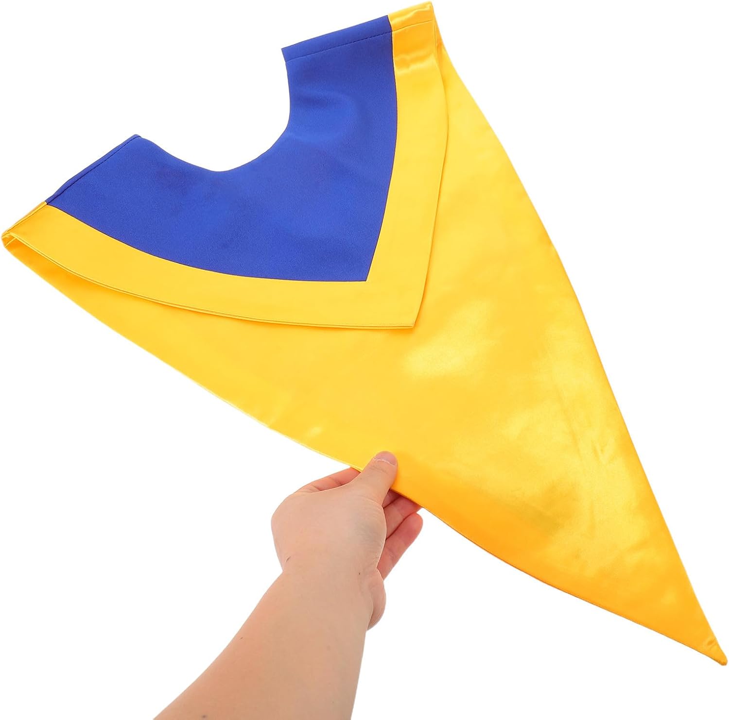 Satin V-shape Choir Stole for Men and Women, Reversible V-neck Stole with Versatile Unisex Fit, for Graduation Ceremonies and Religious Events