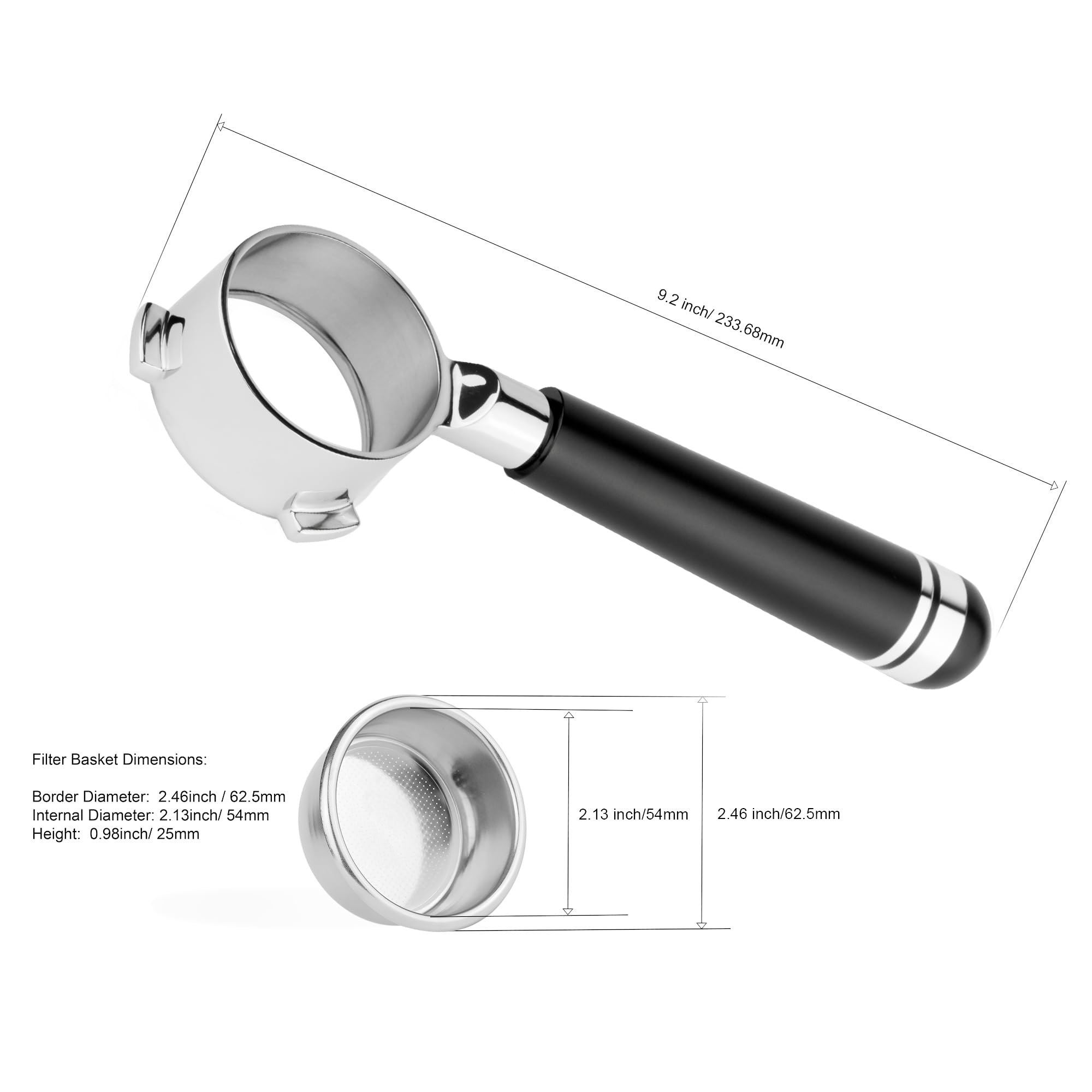 Amazon | LILQ 54mm ネイキッドボトムレスポルタフィルター Breville