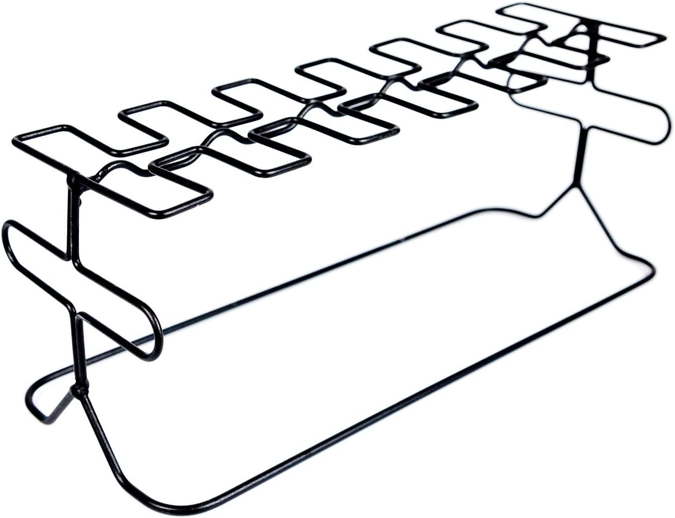 Jmiles UH-WR190 Non Stick 12-Slot Leg and Wing Grill Rack for Poultry