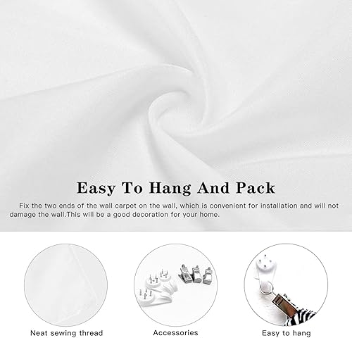 Miniatura 7 de FLYVET Tapiz de Navidad para colgar en la pared, decoración de árbol de Navidad, festival de invierno, tapiz de pared, telón de fondo de fotografía,