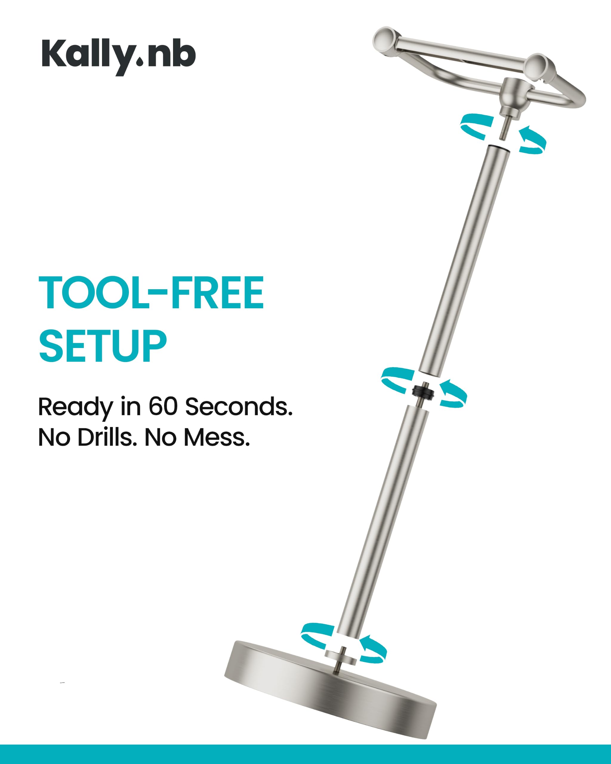 Heavy-Duty Stainless Steel Toilet Paper Holder -8