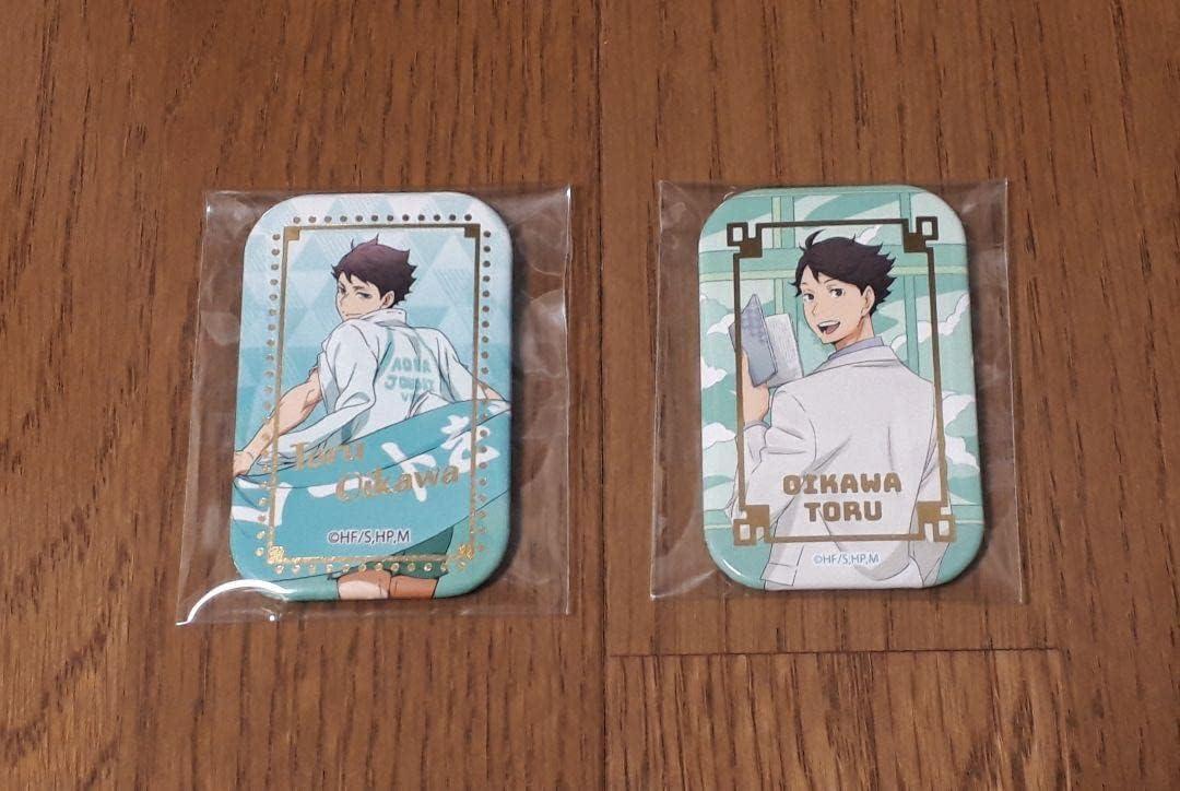 ハイキュー セブンネット 缶バッジ 及川徹 ハイキュー!!スクエア缶バッジ セブンネット 及川徹