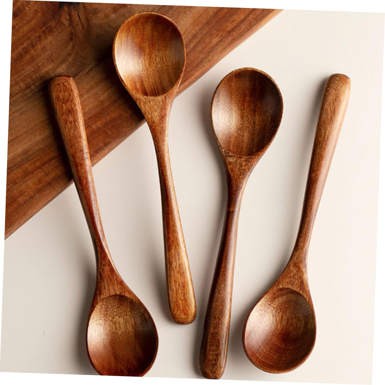 COLLBATH 2pcs Design Spoons Creative Kitchen Utensils for Soup Rice and Porridge and Material Unique Decorative Effect for Dining