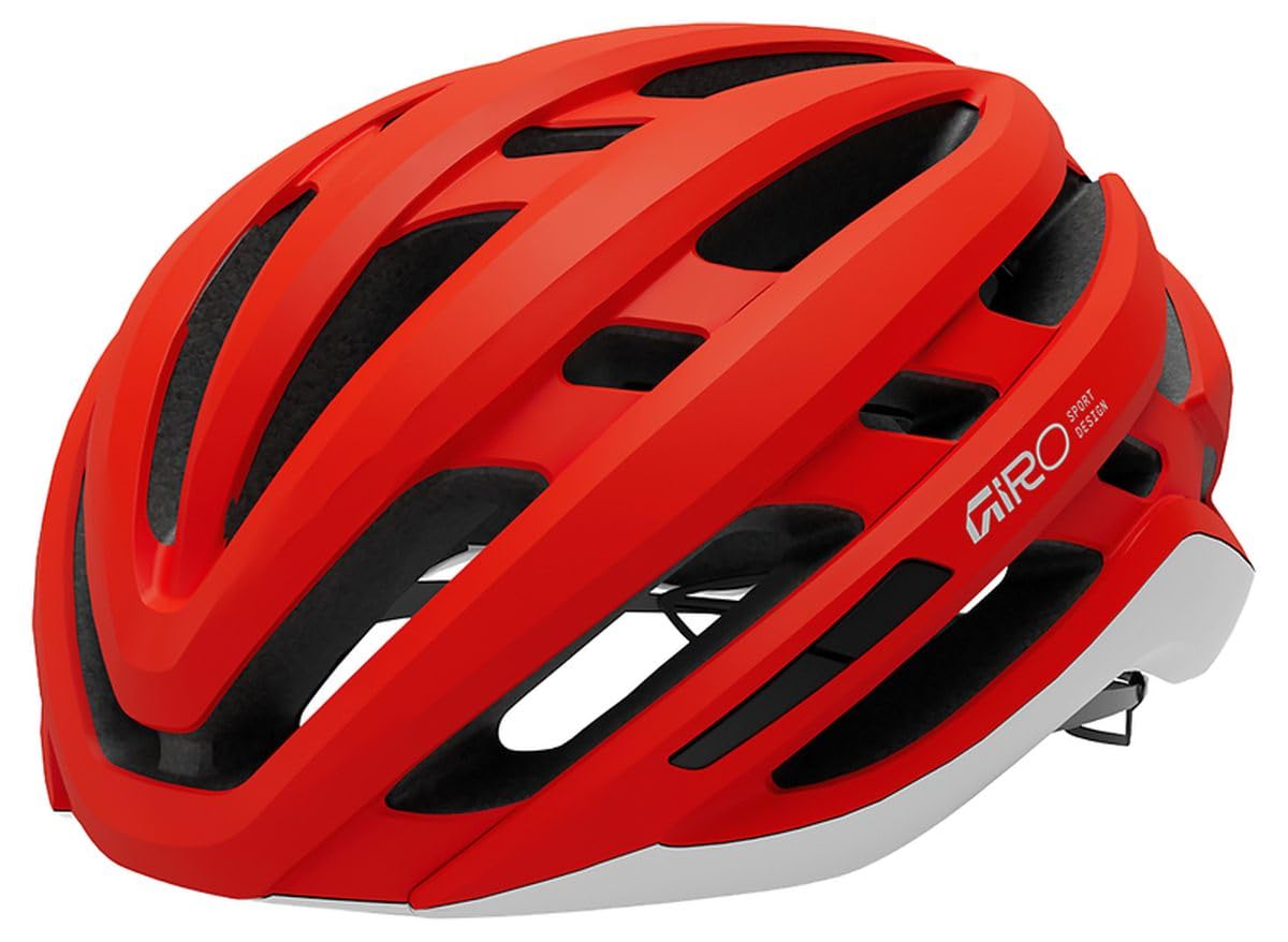 Giro Agilis Mips Adult Unisex Bike Helmet, Flame Red, M, Road Cycling