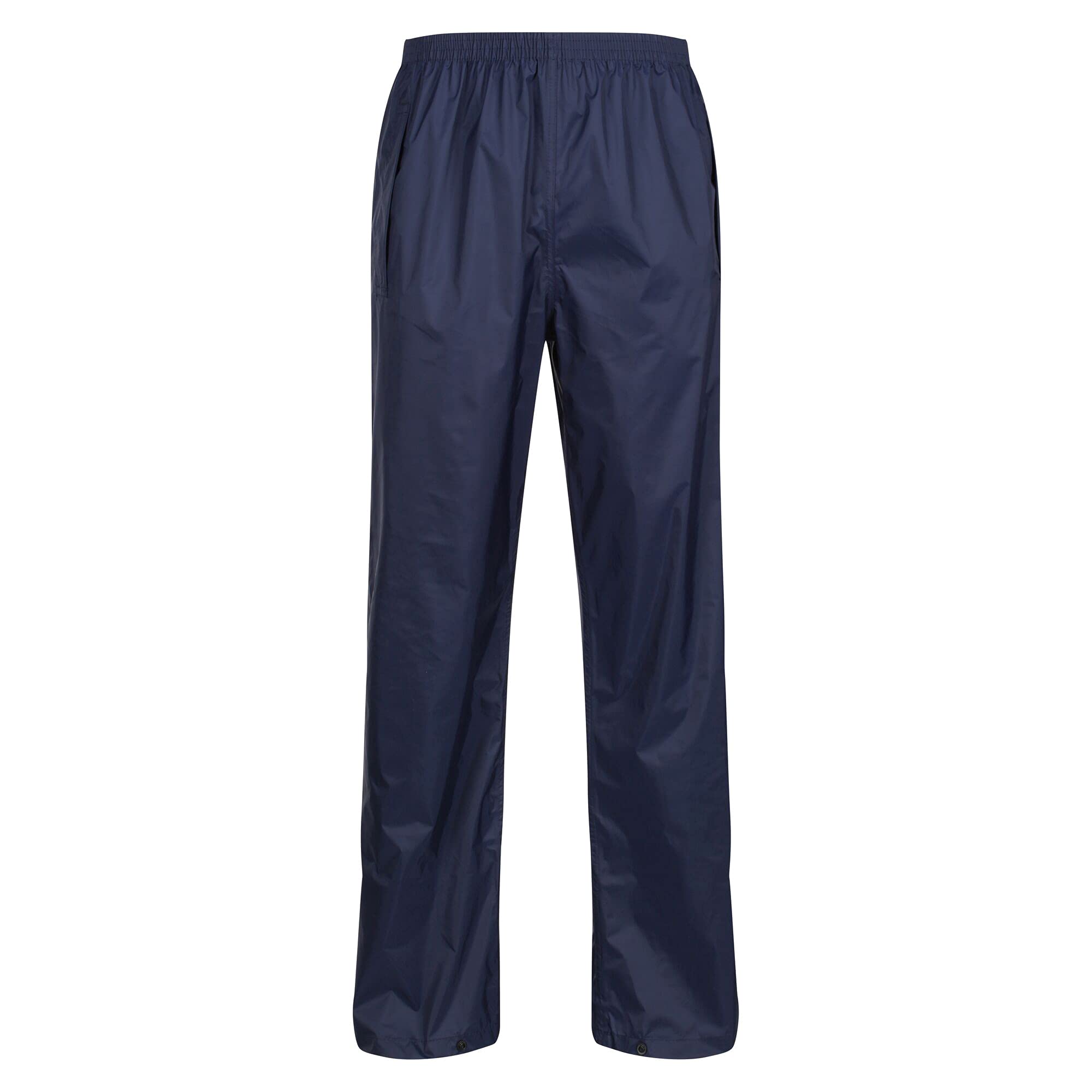 Regatta Pro Mens Packaway Waterproof Breathable Overtrousers (XL) (Navy)
