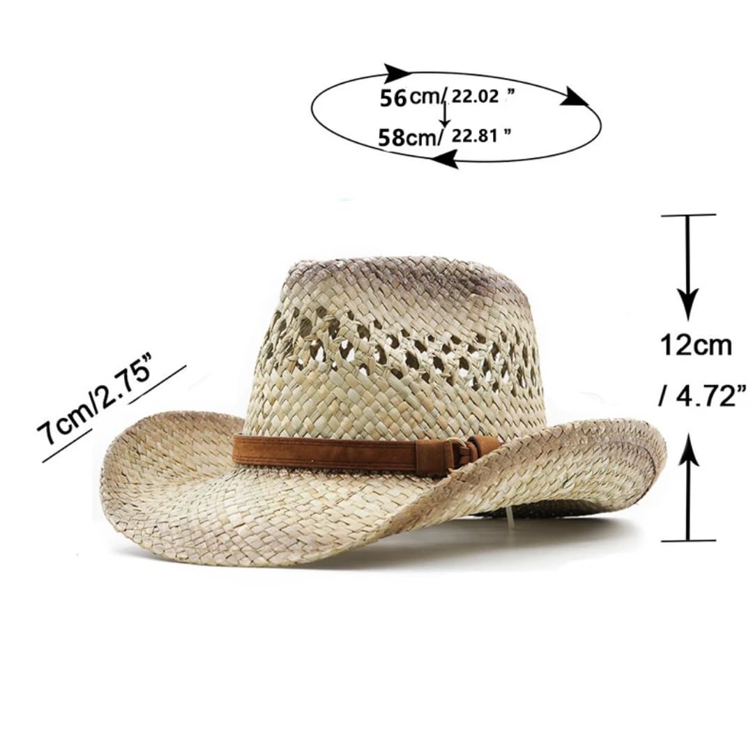 Sonnenhut Strohhut Hut Frauen Eimer Cowboy Strohhut Sonne Strandhut