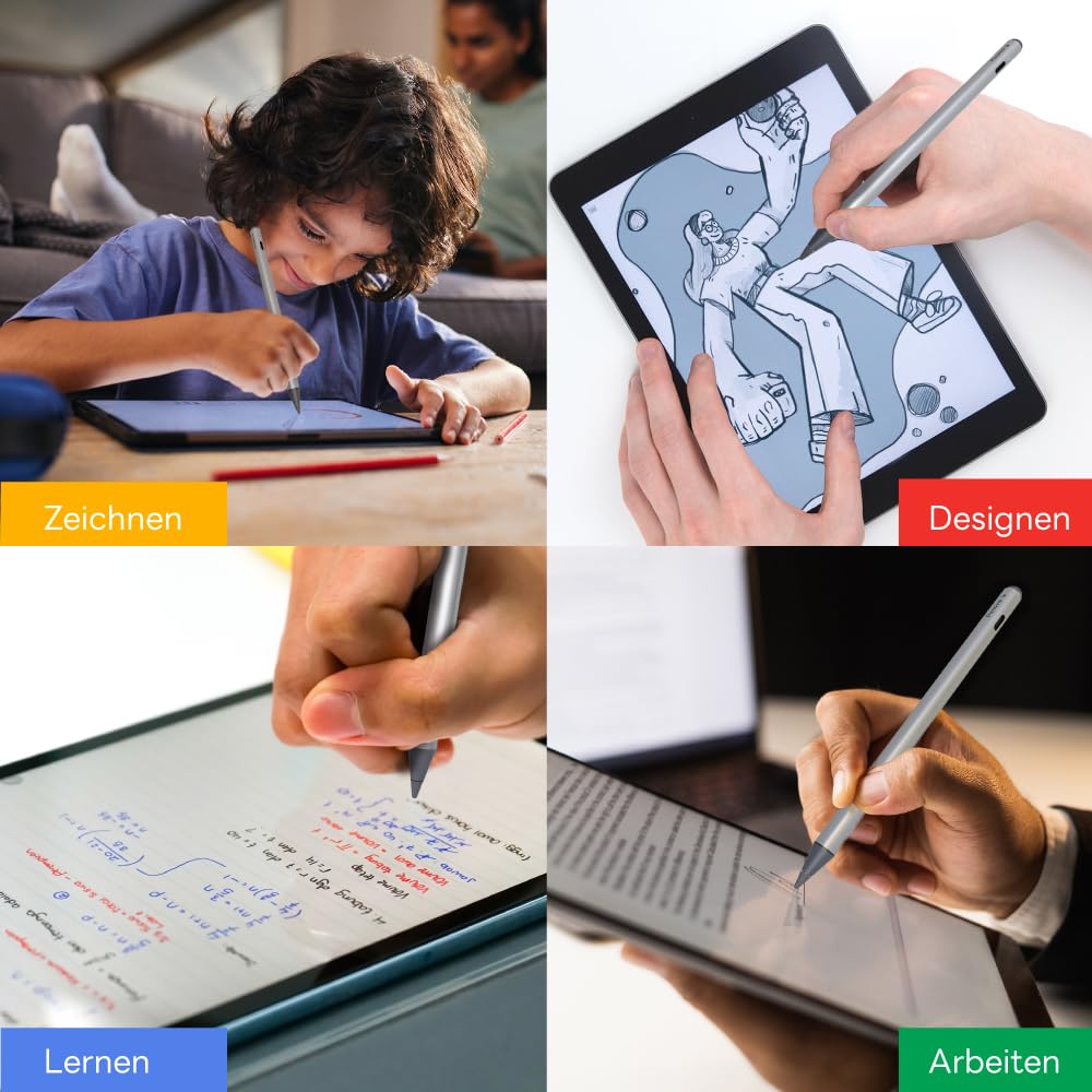 Penoval USI 2.0 Eingabestift für Chromebook, Lenovo, ASUS, HP, Pixel Tablet | 4096 Druckstufen, präzises Schreibgefühl, aktiver digitaler Eingabestift für Touchscreen-Laptops mit schneller Reaktionszeit