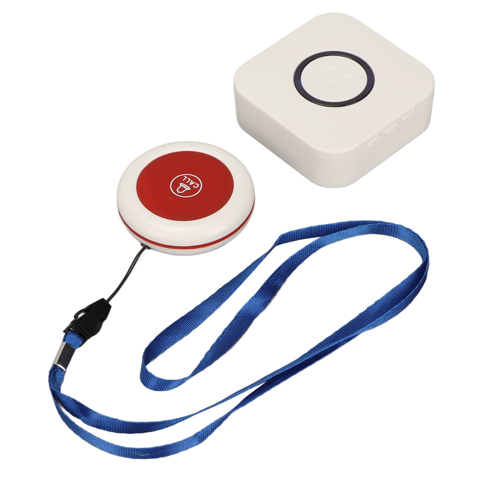 Yctze Cercapersone Wireless, Sistemi di Pulsanti di Chiamata per Anziani, Dispositivi di Allarme Caduta per Anziani, Pulsanti di Aiuto con Collana, Volume 38 Musica a 4 Livelli