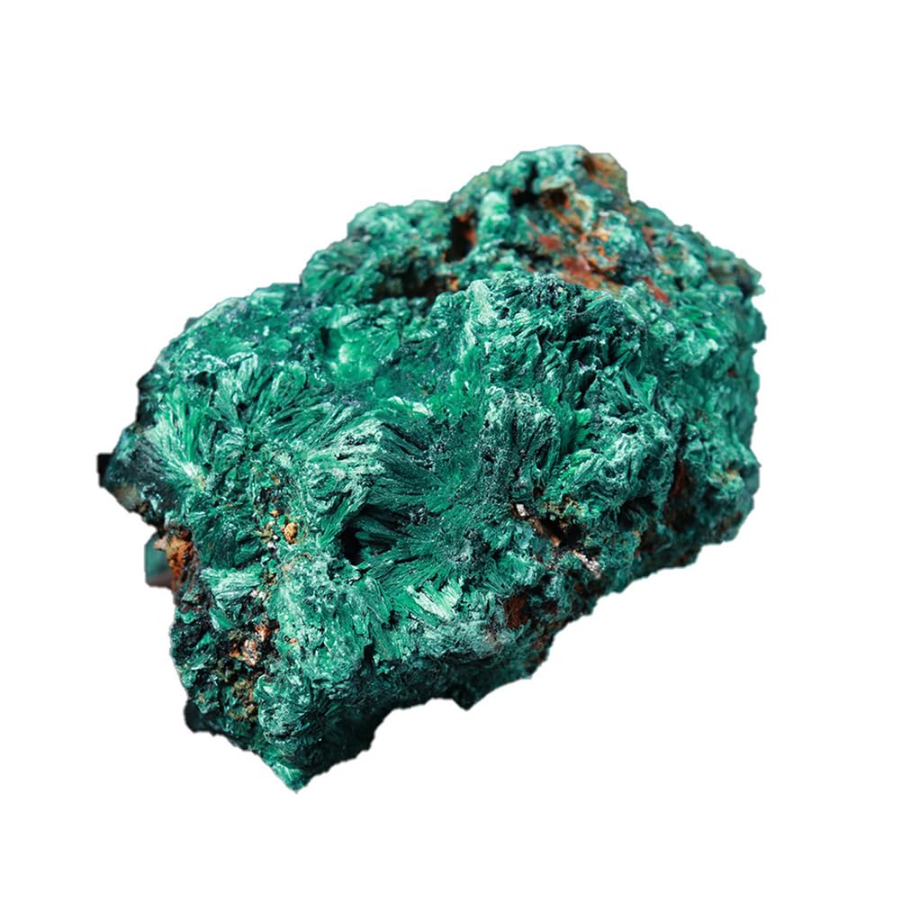 HUJWLBWF Malachite Crystal Stone Collection, Irregular Rough Malachite, Crystal Decoration for Science Education,Tabletop Decor,30~60g