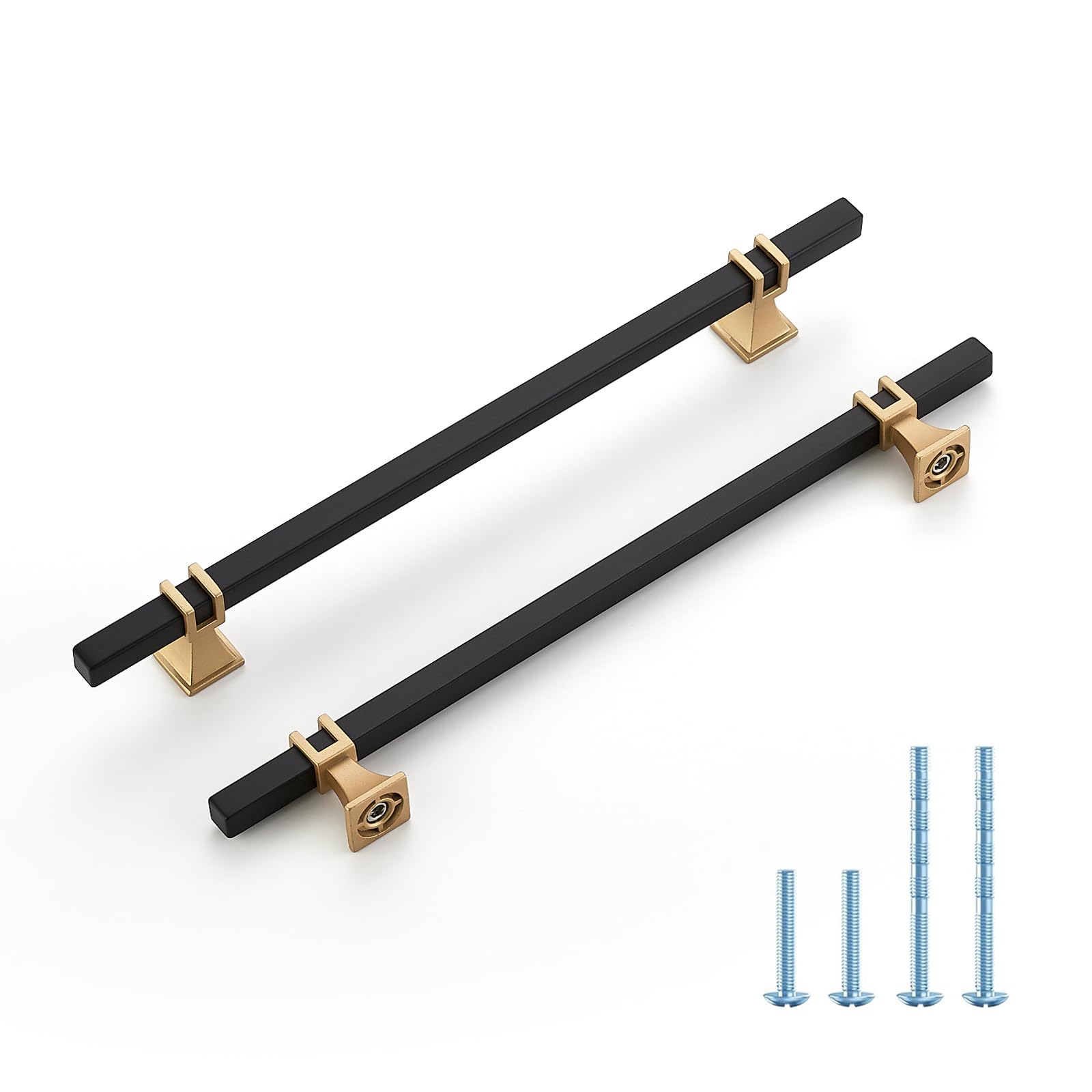 HOME EDIT Black & Gold Pulls Cabinet Handles