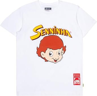 Ayrton Senna Senninha Face Graphic Tee, 220gsm Heavyweight BCI Cotton, Puff Print F1 Motorsport T-Shirt, Streetwear