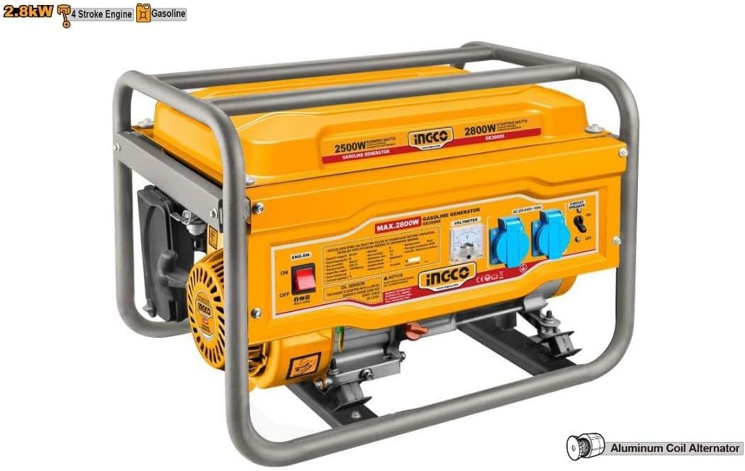 INGCO GE30005 Gasoline Generator front view