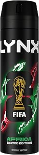 Limited Edition FIFA Africa Aerosol Body Spray men's deodorant with a mandarin & sandalwood scent for 48 hours of odour-busting freshness 200 ml