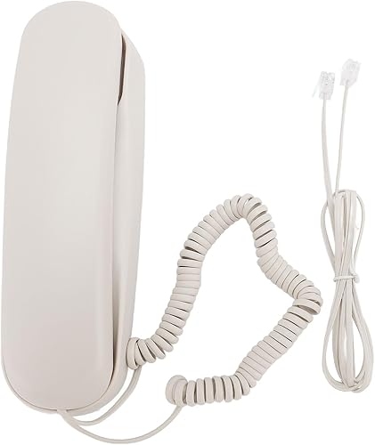 TOPINCN Corded Home Phone, Retro Wall Mounted Phone for Hotel Office and Home, Old Fashioned Corded Telephone Vintage Landline Wall Telephone with