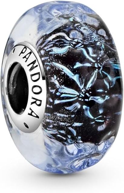 Charm Pandora murano azul oscuro 798938C00 plata