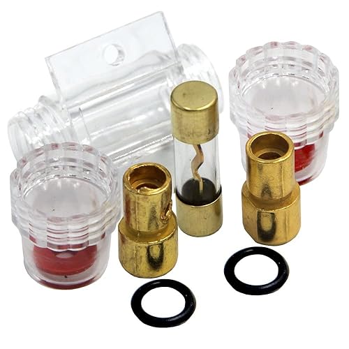 Miniatura 4 de ZOOKOTO Bloque de fusibles AGU en línea de 100 amperios para cable de calibre 4810, 2 unidades