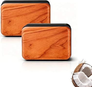 Car Scent with Coconut Fragrance, Car Odor Eliminator, Car Air Freshener Set of Two, Car Fragrance for Vehicle Interior