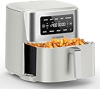 Vista 13 de Nuwave Brio Plus - Freidora de aire 6 en 1, gran capacidad de 7 cuartos de galón, control preciso de temperatura de 50 °F a 400 °F, antiadherente