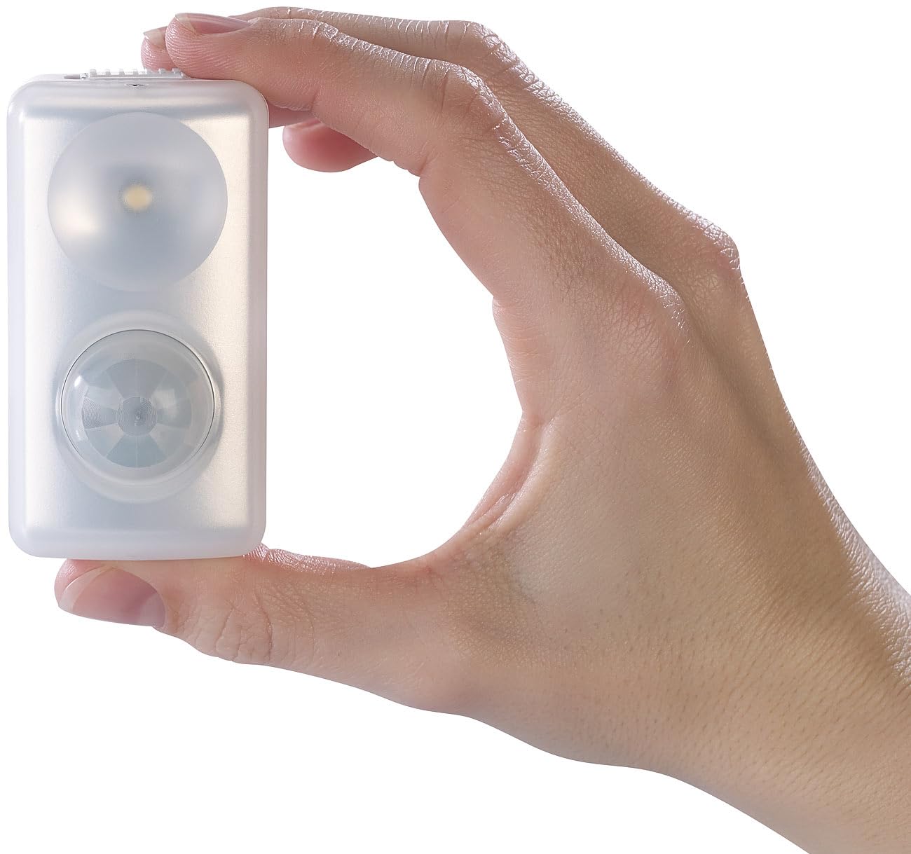 PEARL Nachtlicht mit Batterie: 4er-Set LED-Nachtlicht, Bewegungs-/Dämmerungs-Sensor, Batteriebetrieb (Batterie Wand, Sensor, Baby)