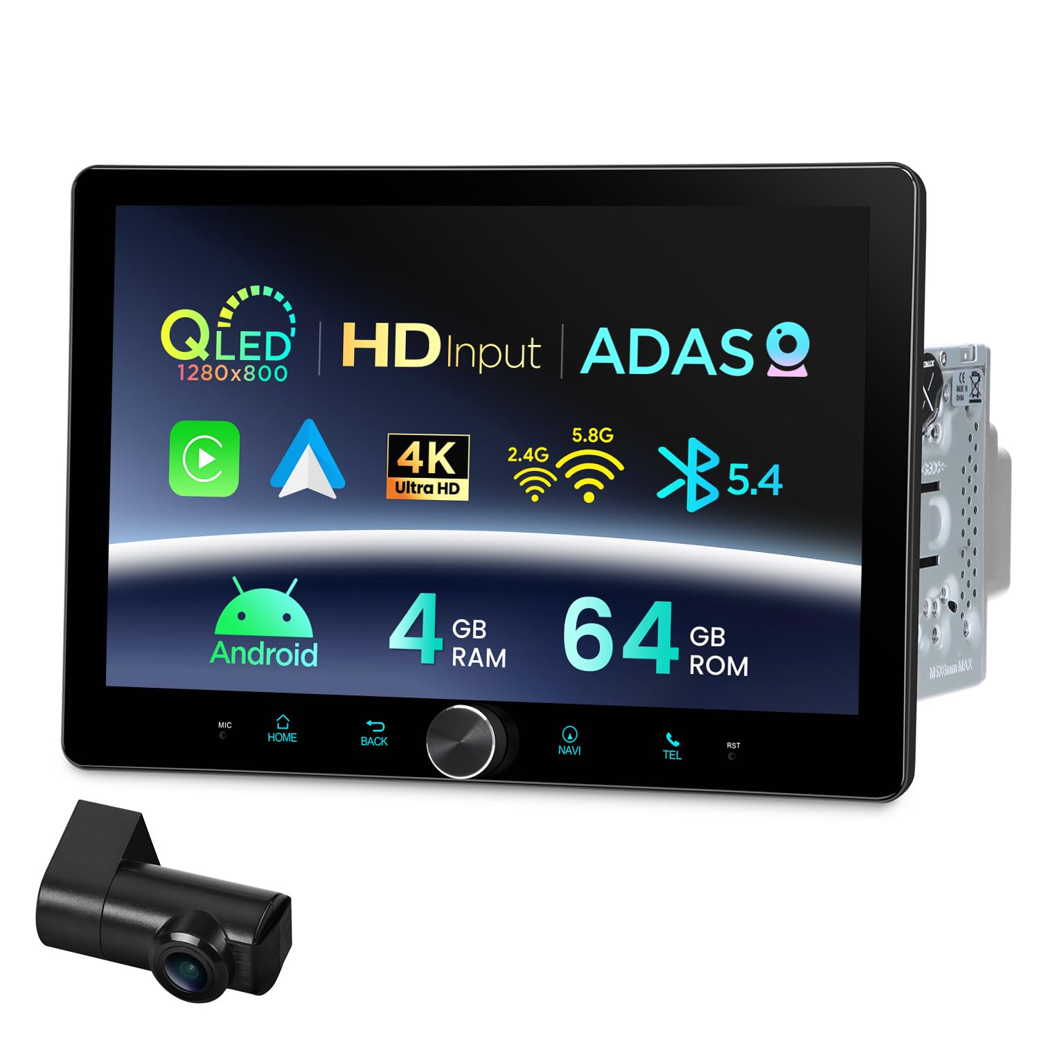Amazon.com: XTRONS 10.1 Inch Double Din Android Car Stereo with