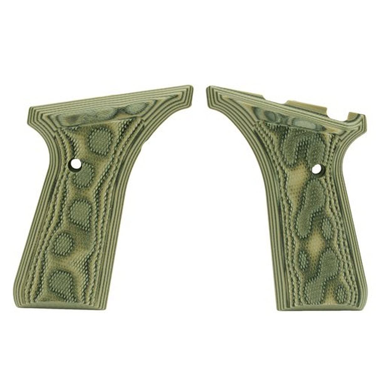 Hogue72178 Browning Buckmark Grips, Checkered G-10 G-Mascus Green