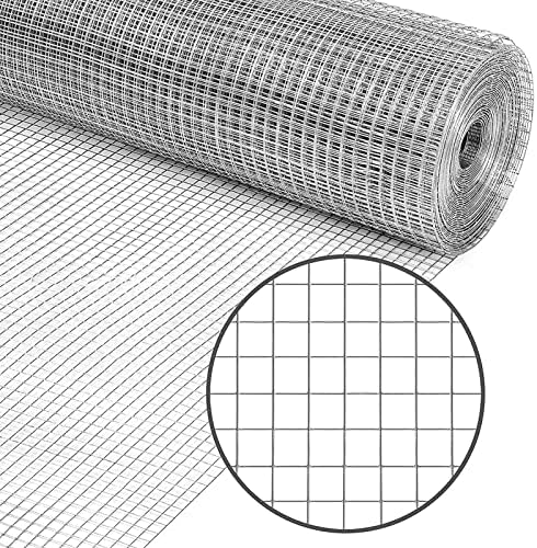 304 Stainless Steel Welded Wire Mesh - 10mm Hole Hardware Cloth for Poultry Enclosure, Garden Fencing, Durable Chicken Wire, Outdoor Use, Sturdy Woven Net