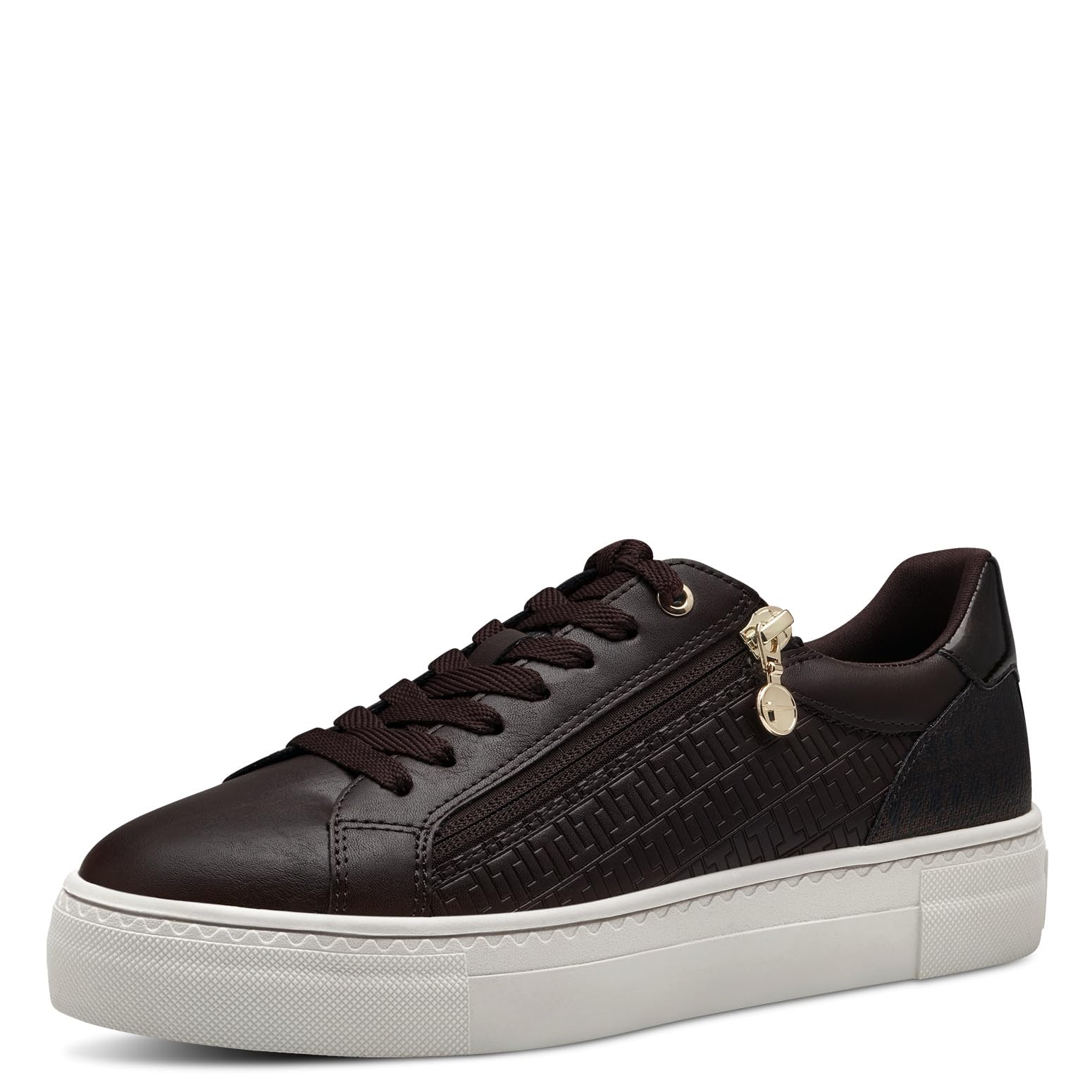 Tamaris Damen Sneaker Low Vegan; Mocca Comb/braun; 37 EU