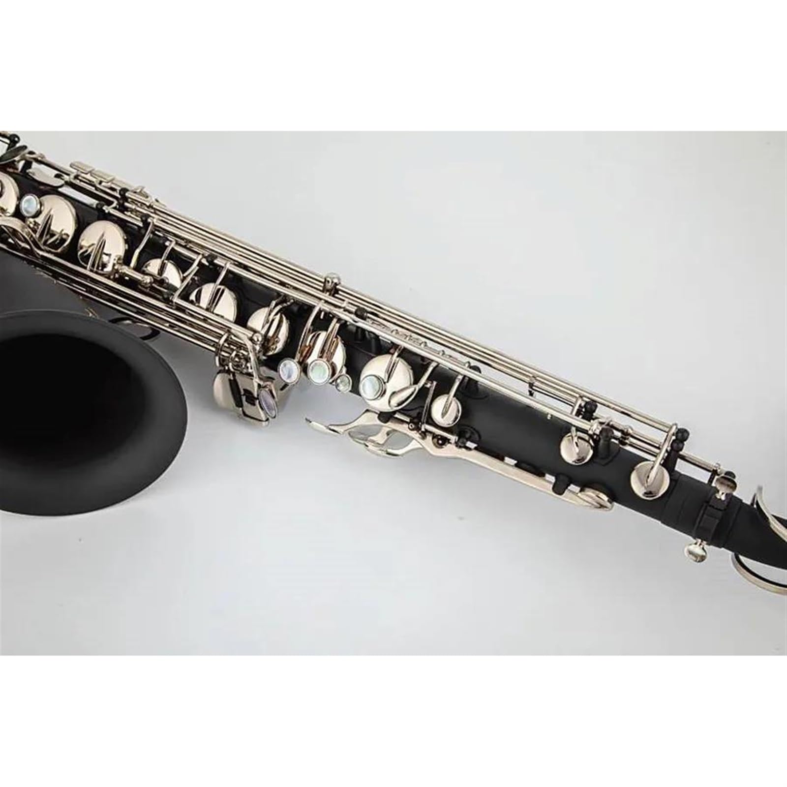 Saksofon Saksofon Tenorowy B Flat Black Profesjonalny Instrument Muzyczny Grający Na Saksofonie Z Etui