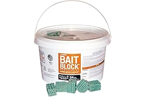JT Eaton 704-PN Bait Block Anticoagulant Rodenticide: Ultimate Mouse and Rat Control Solution