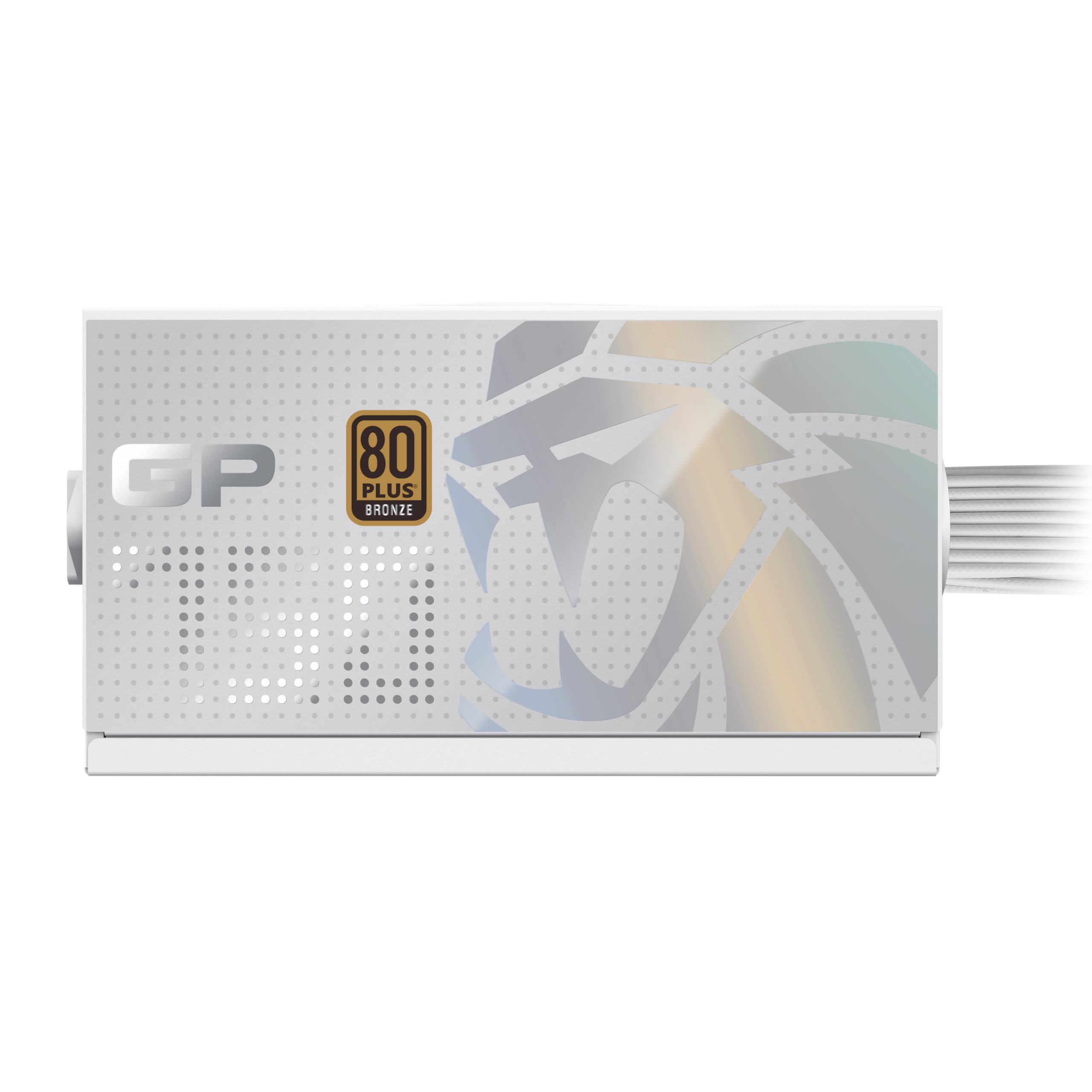 GAMEMAX GP 750B WH Zasilacz PC 750W, niemodularny, 80 Plus Bronze, DC-to-DC, wentylator HDB 140 mm, płaskie czarne kable, 9 zabezpieczeń, 5 lat gwarancji