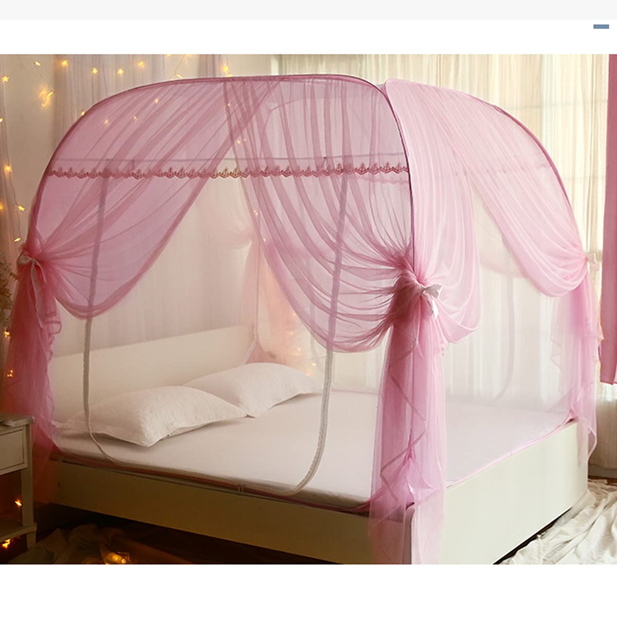 Moustiquaire de lit double couche anti-moustiques pour le camping