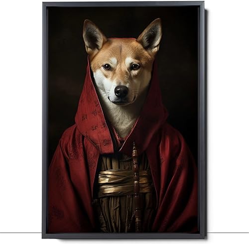 Miniatura 1081 de Thuan Chow Chow Retrato de mascota con disfraz real de perro en un disfraz retrato de perro con vestimenta Retrato medieval de mascota retrato