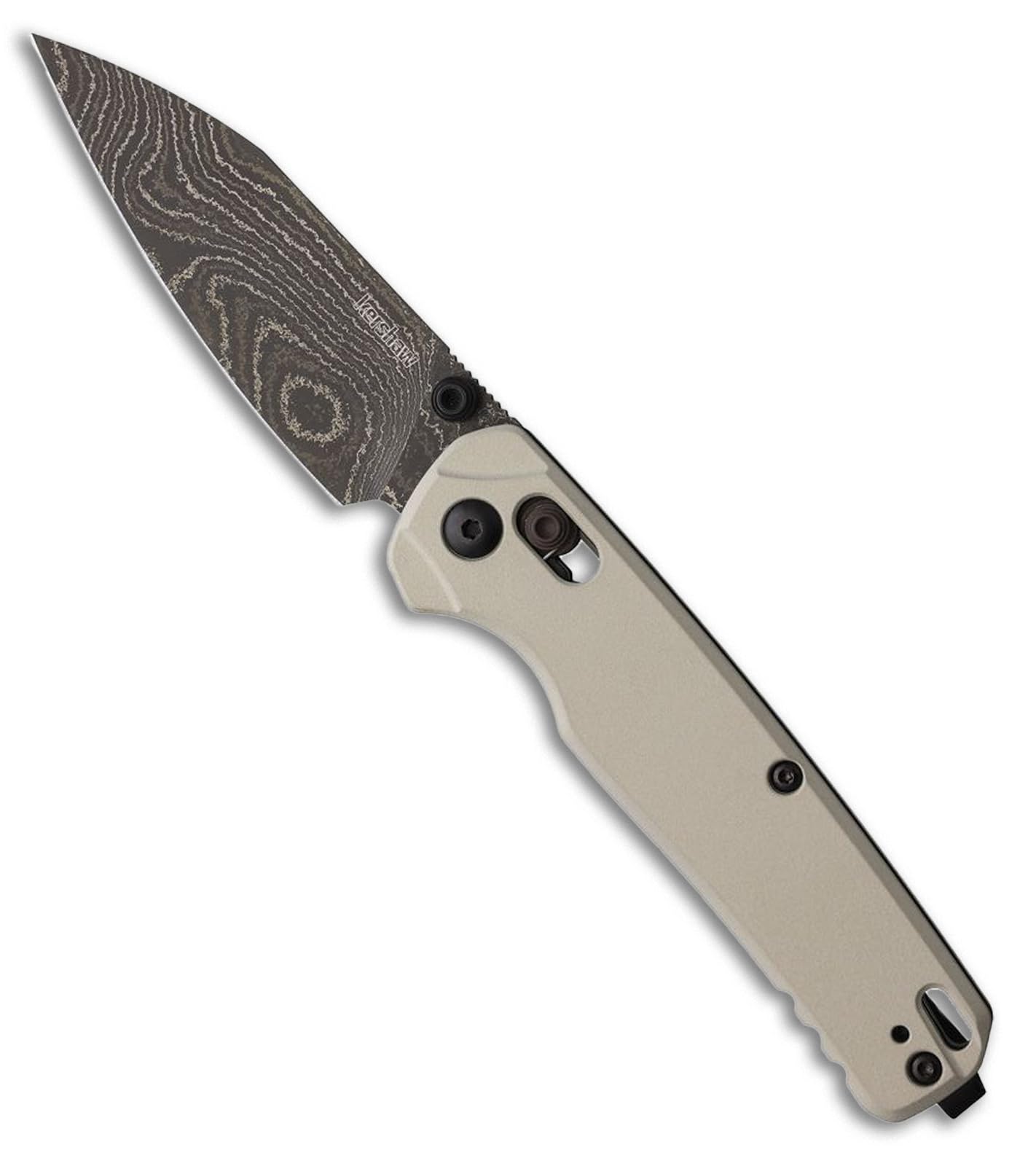 Kershaw Bel Air Pocket Knife, Made in The USA, 3.1 inch CPM MagnaCut Steel Blade, EDC Design, Duralock Locking Mechanism, Manual Folder, Pocketclip