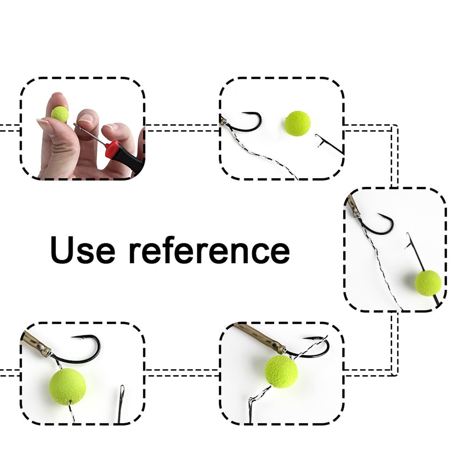 4 Aghi In Acciaio Inox Per Pesca Alla Carpa E Perforazione Di - Foto 12