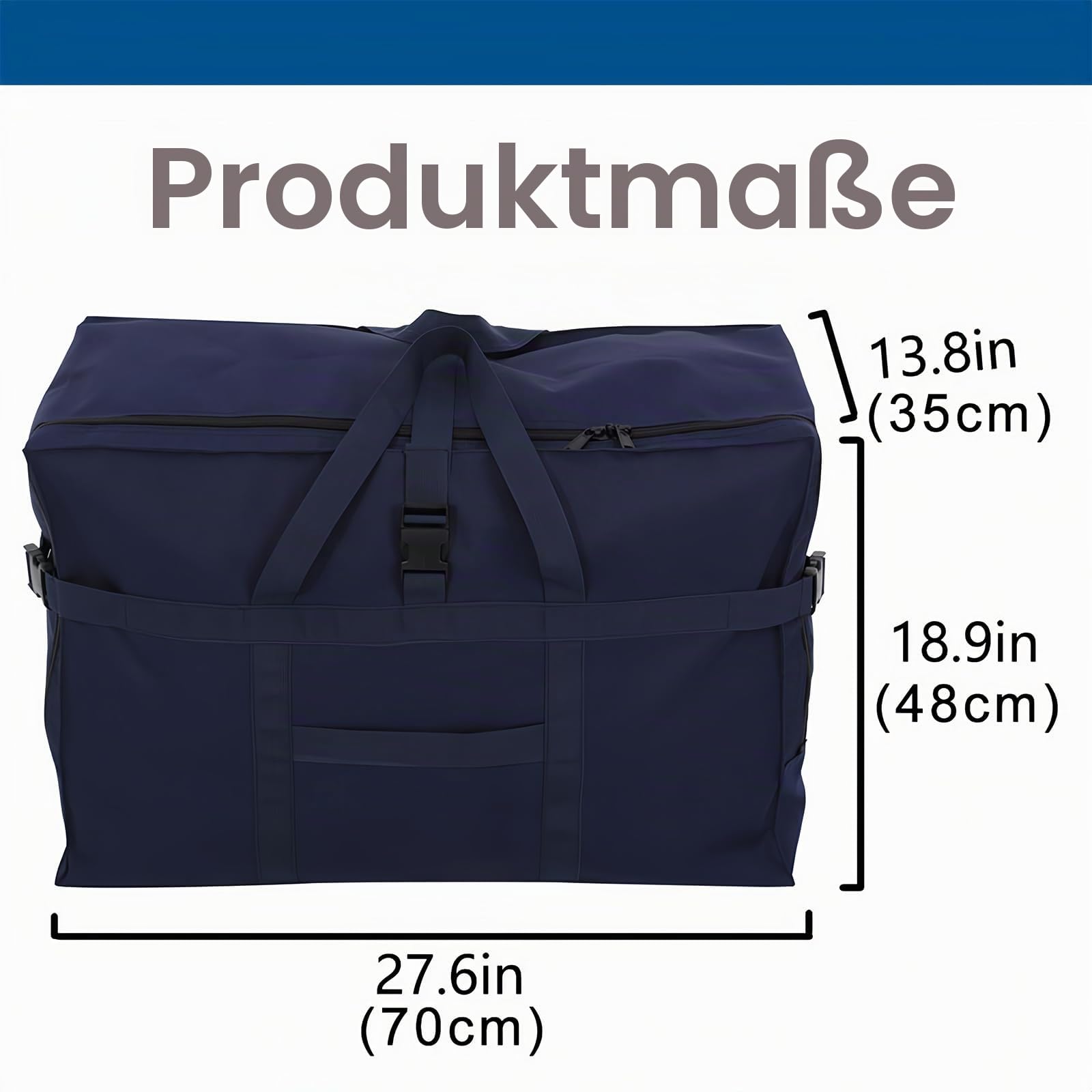 Arxus Große Reisetasche, 120L wasserdichte Tragetasche für Wochenenden über Gepäck für Fluggesellschaften, Reisen, Camping, Umzug und Schule