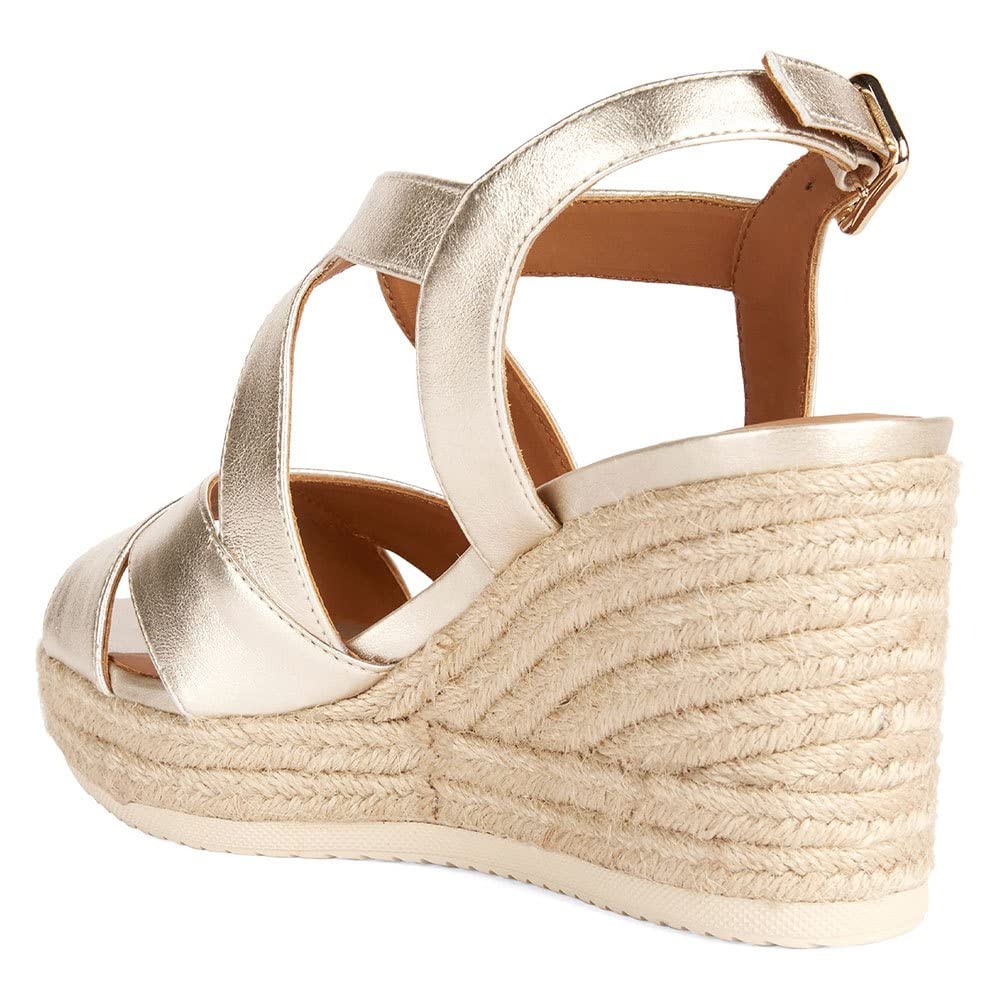 Geox D Ponza - espadryle Wedge sandały Kobiety