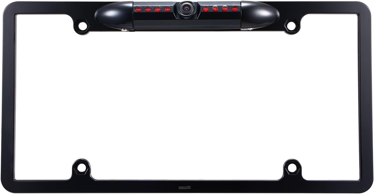 🔥 Flash Sale DALLUX Car License Plate Frame Rearview Backup Camera, Reverse Camera with Night Vision HD Waterproof 170 Degree Wide Viewing Angle Reversing Cam System Black Friday - 80% OFF DALLUX Car License Plate Frame Rearview Backup Camera, Reverse Camera with Night Vision HD Waterproof 170 Degree Wide Viewing Angle Reversing Cam System
